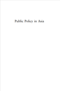 EBOOK Public Policy In Asia : implications for bisiness and government