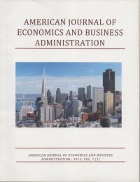 American Journal of Economics and Business Administration