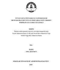 Apa Fungsi Satuan Pengamanan (SATPAM) dalam Meningkatkan Keuntungan Perusahaan Di PT Charoen Pokphand Jaya Farm Unit Lebak 5 ?