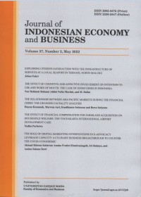 JOURNAL OF INDONESIAN ECONOMY AND BUSINESS