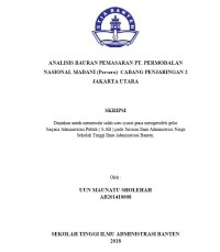 ANALISIS BAURAN PEMASARAN PT. PERMODALAN NASIONAL MADANI (Persero) CANG PENJARINGAN 2 JAKARTA UTARA