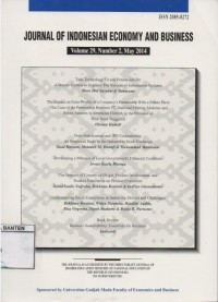 Journal of Indonesian Economy and Business