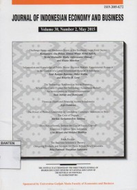 Journal of Indonesian Economy and Business